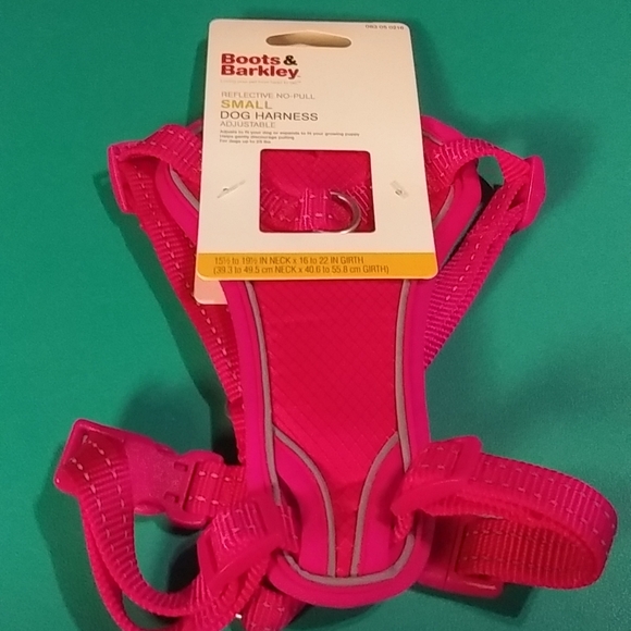 Boots & Barkley Dog Boots Barkley Reflective No Pull Neon Pink Dog